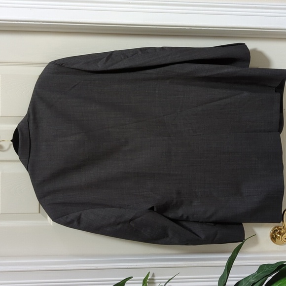 Goly LTD Custom Men's Dark Grey Tailored 100% Italian Wool Suit Single Vent 48R - Picture 3 of 13